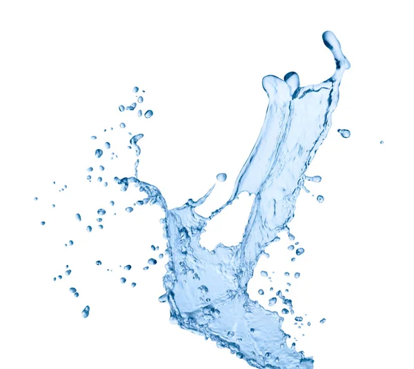 Close Water Splash White Background — Stock Photo, Image