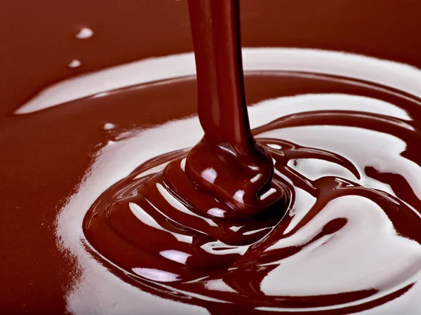 Primer Plano Jarabe Chocolate — Foto de Stock