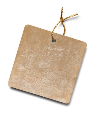 Beyaz arkaplanda bir fiyat etiketi notunu kapat