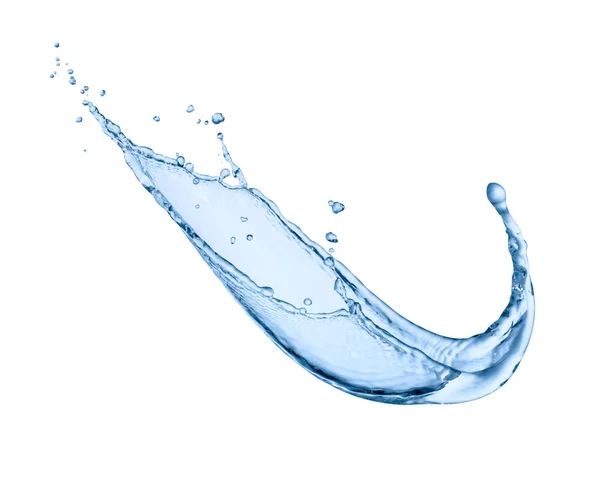 Close Water Splash White Background — Stock Photo, Image