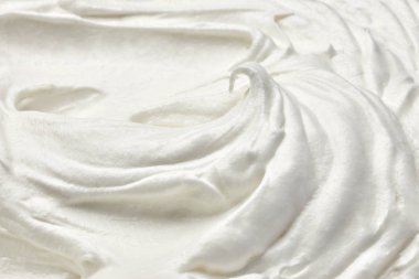 şanti beyaz veya krem beyaz arka plan üzerinde kapat