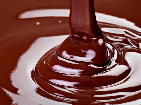 Gros Plan Sirop Chocolat — Photo