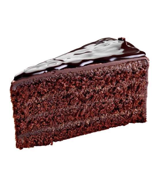 チョコレートケーキを閉じて — ストック写真