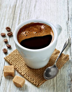 Kupa bardak içki espresso café