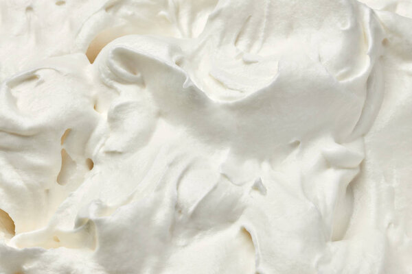 whipped cream sour sweet food white