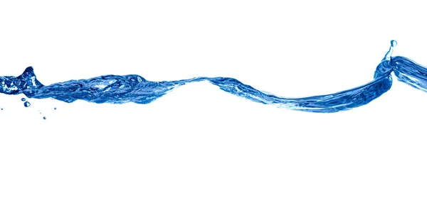 Água azul onda líquido respingo bebida — Fotografia de Stock