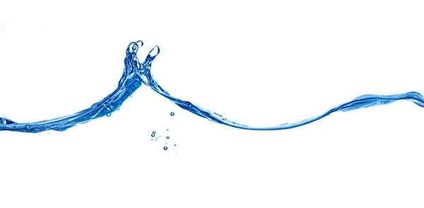 Blue water wave liquid splash drink — Stock Photo, Image