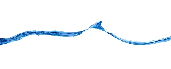 Bevanda spruzzata liquida blu dell'onda dell'acqua — Foto Stock