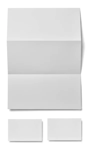 Envelop brief kaart papier sjabloon business — Stockfoto