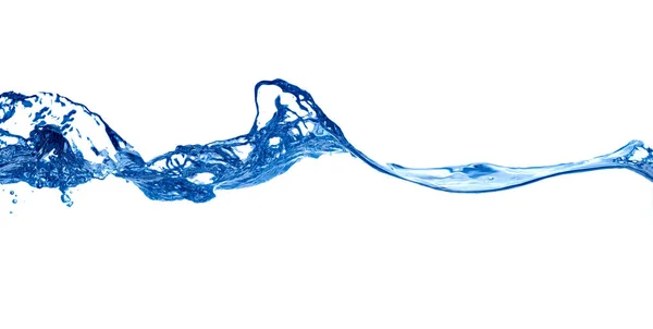 Bevanda spruzzata liquida blu dell'onda dell'acqua — Foto Stock