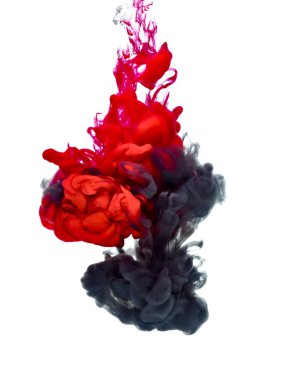 su renk sıvı kırmızı siyah boya