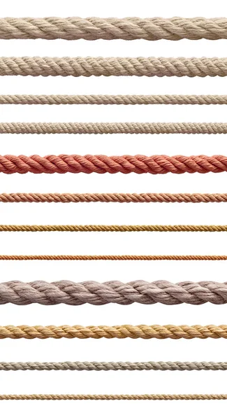 Струнна мотузка кабельна лінія — стокове фото