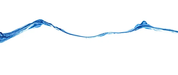 青い水波液体スプラッシュ ドリンク — ストック写真