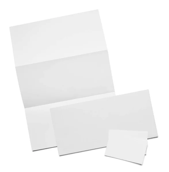 Envelop brief kaart papier sjabloon business — Stockfoto