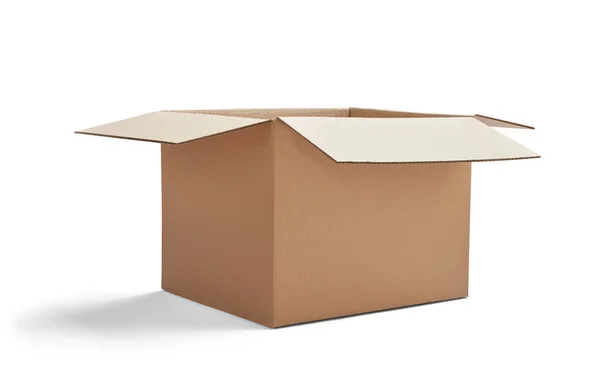 Caja paquete entrega cartón cartón — Foto de Stock