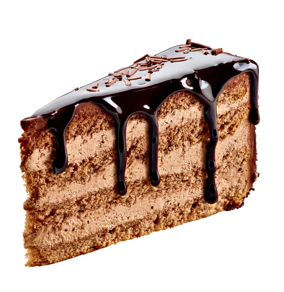 Pastel de chocolate postre comida dulce —  Fotos de Stock