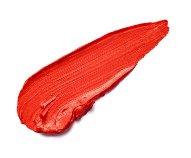 Beyaz arkaplandaki ruj boyasını kapat