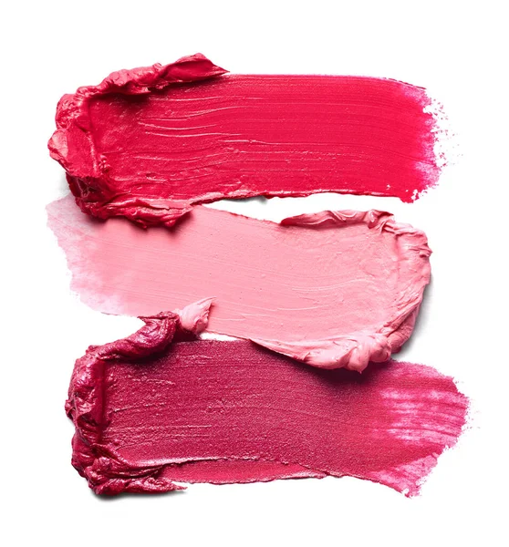 Close Lipstick Paint White Background — Stock Photo, Image