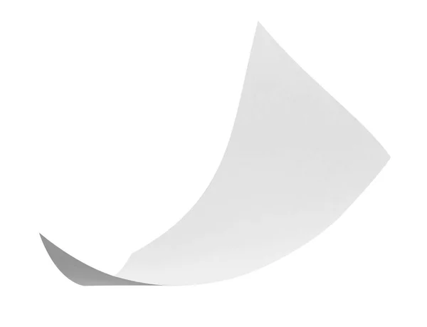 Primo Piano Carte Volanti Sfondo Bianco — Foto Stock