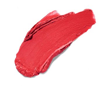 Beyaz arkaplandaki ruj boyasını kapat