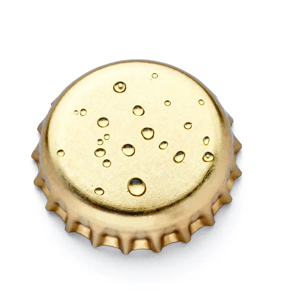 Close Bottle Cap White Background — Stock Photo, Image