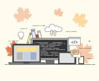 Bulut, Internet. Tüm aygıtlar için ortak depolama. Programlama