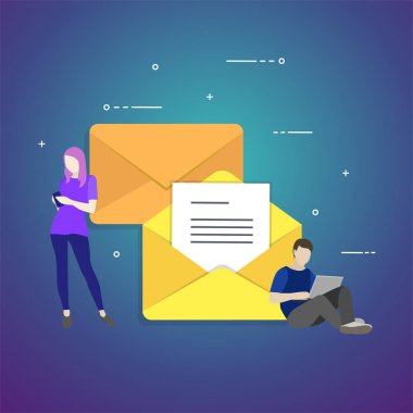 İnsanlar hayatlarında dijital iletişim kullanın. Erkek ve kadın kastamonuda vardır