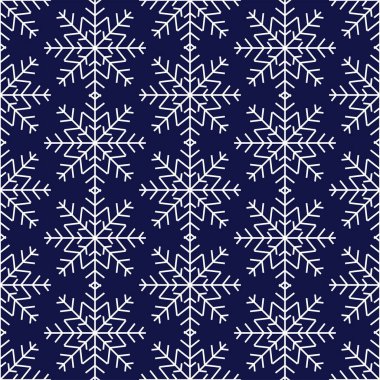 Kar taneleri seamless modeli. Kış arka plan.