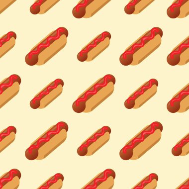 Desen sorunsuz vektör çizim. Kavram arka plan resmi