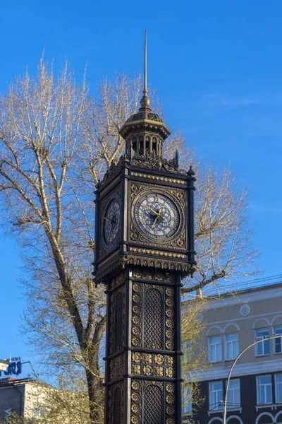 Irkutsk Rusia 2018 Reloj Big Ben Parque Del 350 Aniversario — Foto de Stock