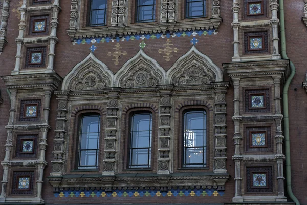 Rusia San Petersburgo 2017 Fachada Catedral Del Salvador Sobre Sangre — Foto de Stock