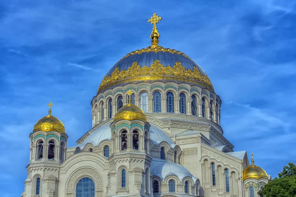 Санкт Петербург Декабря 2018 Года Навал Церковь Церковь Площадь Лето — стоковое фото