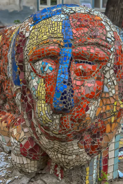 Figure Mosaico San Pietroburgo Russia Giugno 2018 Liberamente Accessibile Esame — Foto Stock