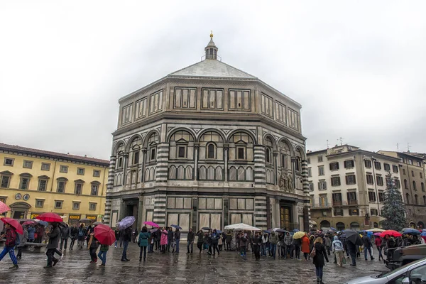 Olaszország Firenze Santa Maria Del Fiore Székesegyház 2018 Baptistery Joh — Stock Fotó