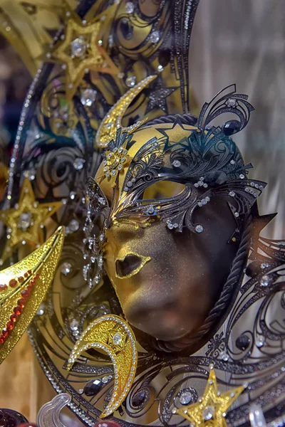 Italy Venice 2018 Venetian Masks Sale Souvenir Shop — Stock Photo, Image