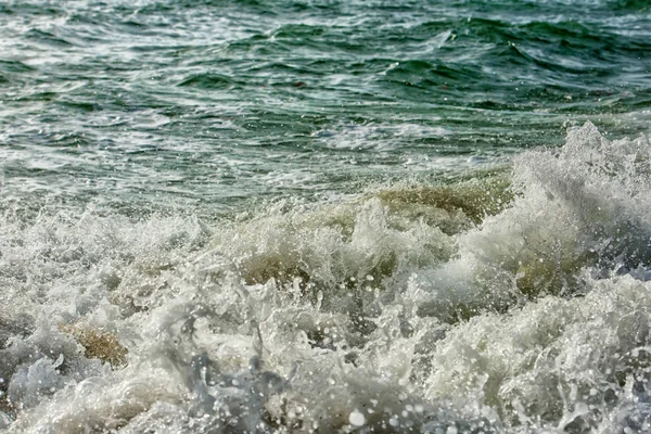 Összeomlik Óceán Hullámai Vihar — Stock Fotó