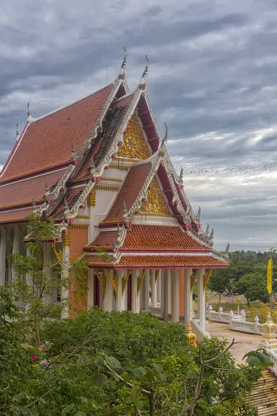 Ratchaburi Tailandia 2018 Wat Khao Chong Pran Templo Para Gente — Foto de Stock