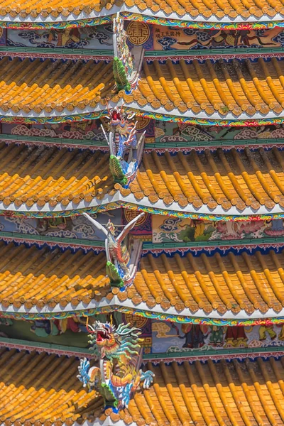 Chonburi Thailand 2018 Ang Sila Chinese Temple Wihan Thep Sathit — Stock Photo, Image