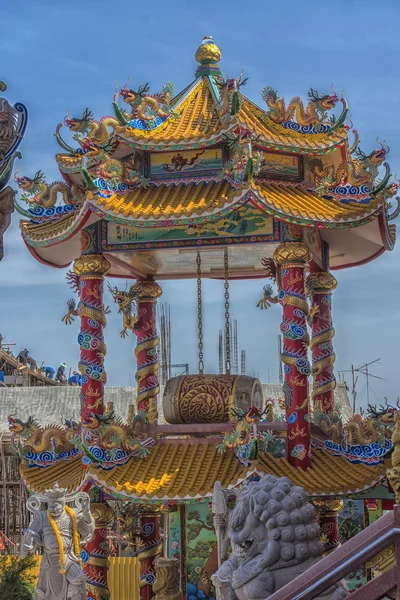 Chonburi Tailândia 2018 Ang Sila Chinese Temple Wihan Thep Sathit — Fotografia de Stock