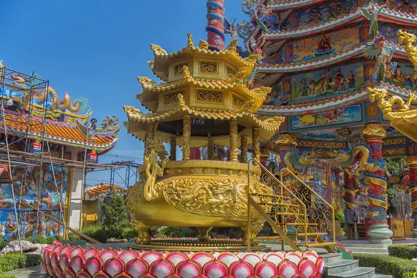 Chonburi Tailândia 2018 Ang Sila Chinese Temple Wihan Thep Sathit — Fotografia de Stock