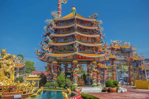 Chonburi Tailândia 2018 Ang Sila Chinese Temple Wihan Thep Sathit — Fotografia de Stock