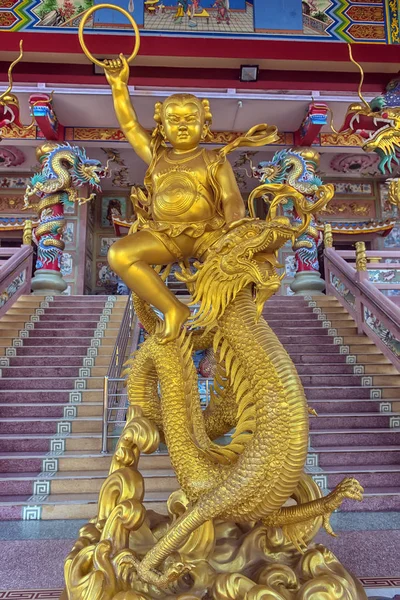 Chonburi Tailândia 2018 Ang Sila Chinese Temple Wihan Thep Sathit — Fotografia de Stock