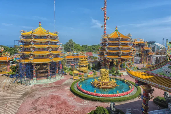 Chonburi Tailândia 2018 Ang Sila Chinese Temple Wihan Thep Sathit — Fotografia de Stock