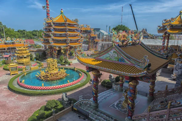 Chonburi Tailândia 2018 Ang Sila Chinese Temple Wihan Thep Sathit — Fotografia de Stock