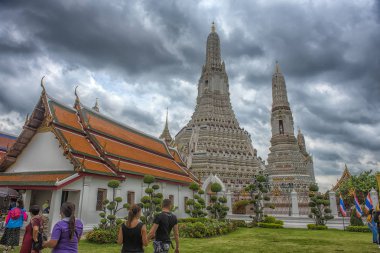 Thailand, Bangkok 20,08,2018  Wat Arun Ratchawararam, a Buddhist temple in Bangkok, Thailand clipart