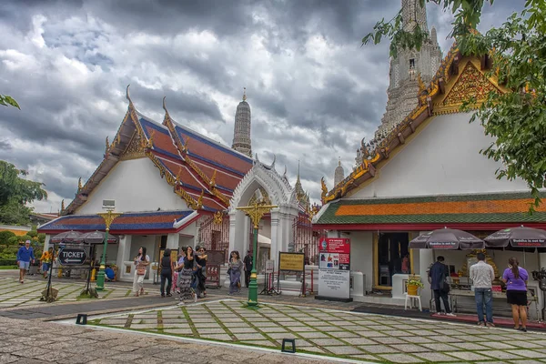 Thailand Bangkok 2018 Wat Arun Ratchawararam Ett Buddhistiskt Tempel Bangkok — Stockfoto