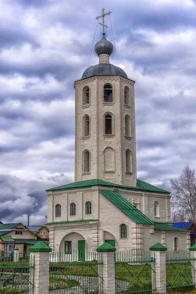 Rusko Tsivilsk 2017 Zvonice Kostela Jana Milosrdný Tsivilsk Chuvash Republic — Stock fotografie