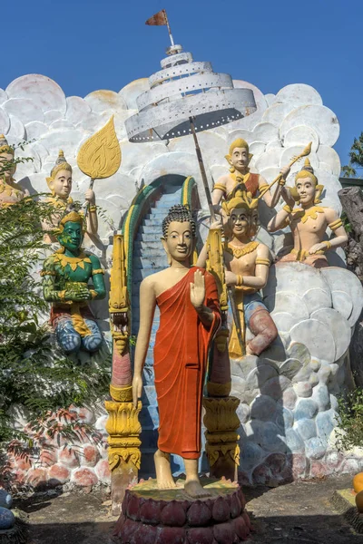 Skulptur Tempel Der Hölle Und Des Paradieses Thailand — Stockfoto