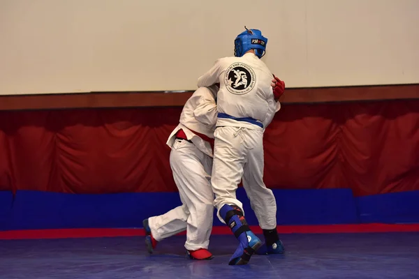 Rusia Pskov 2017 Campeonato Combate Cuerpo Cuerpo Del Ejército —  Fotos de Stock