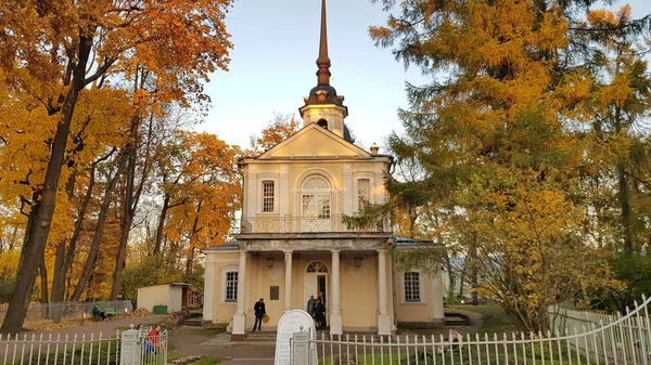 Russia Pushkin 2018 Church John Mattery Znamenie Current Orthodox Church — Stock Photo, Image